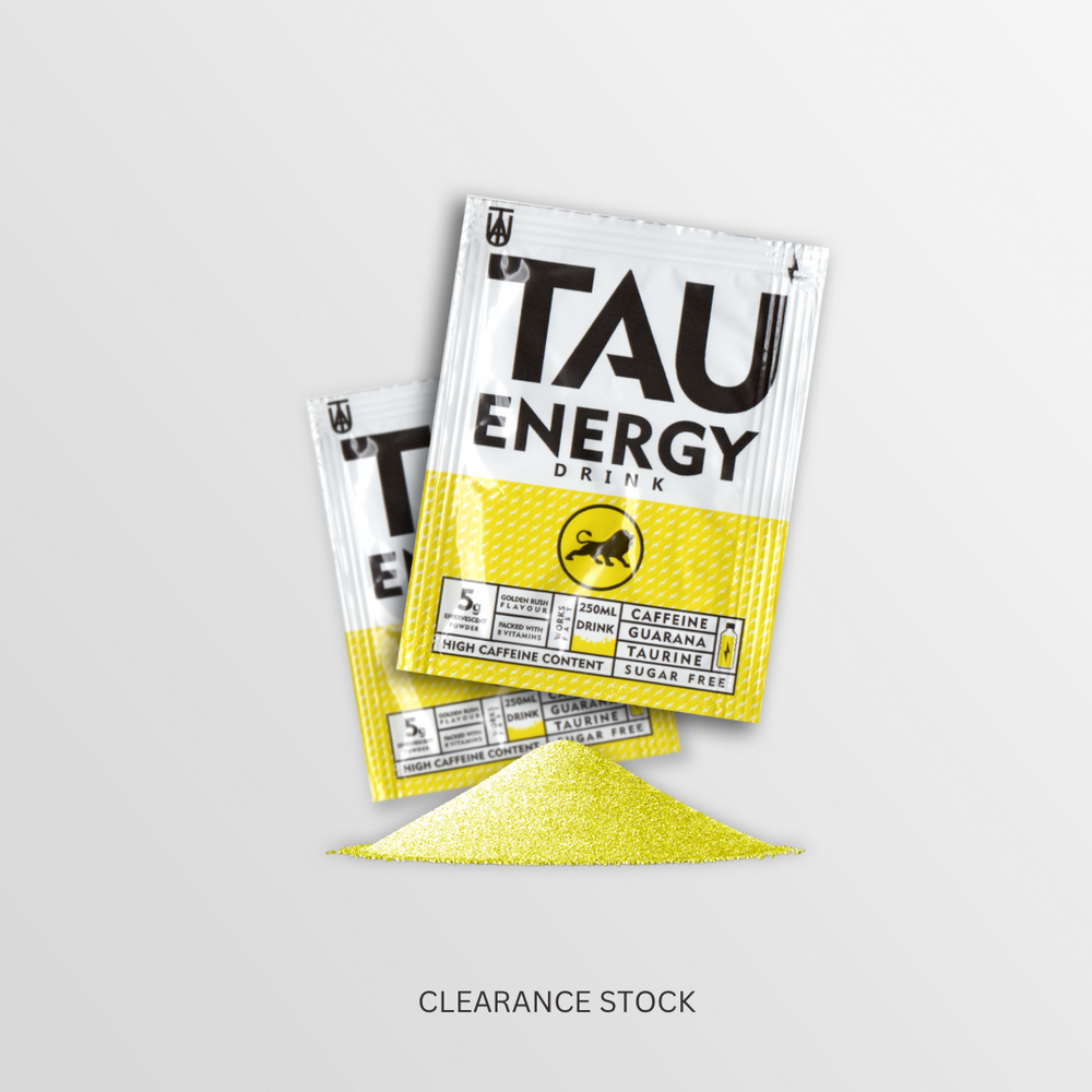 
                  
                    CLEARANCE STOCK TAU Energy Drink 48 Sachets Display Box- INCORRECT LABELING BB DATES DEC 2025
                  
                